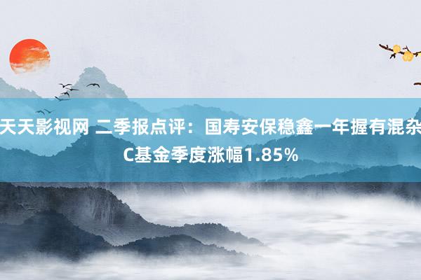 天天影视网 二季报点评：国寿安保稳鑫一年握有混杂C基金季度涨幅1.85%