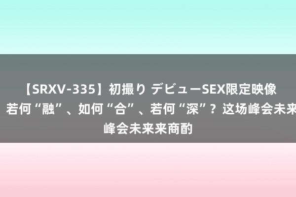 【SRXV-335】初撮り デビューSEX限定映像集 		 若何“融”、如何“合”、若何“深”？这场峰会未来来商酌