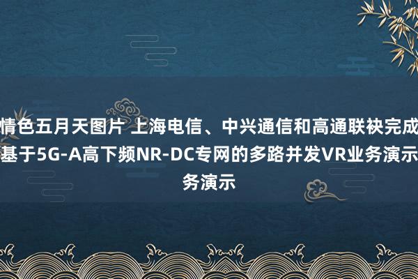 情色五月天图片 上海电信、中兴通信和高通联袂完成基于5G-A高下频NR-DC专网的多路并发VR业务演示