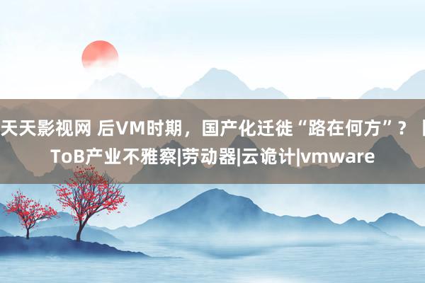 天天影视网 后VM时期，国产化迁徙“路在何方”？丨ToB产业不雅察|劳动器|云诡计|vmware