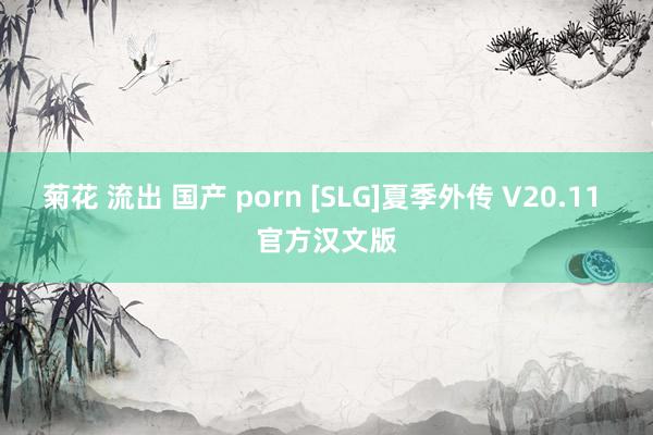 菊花 流出 国产 porn [SLG]夏季外传 V20.11 官方汉文版